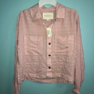 Brand new Aeropostale button up long sleeve